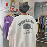 薯条发泡印秋装卫衣圆领套头休闲打底上衣751P45，男装T恤，电商A458A