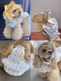 LOVEPASSES「熊熊套装」美卡可卡布宠物头饰耳套帽子耳朵头套防脏