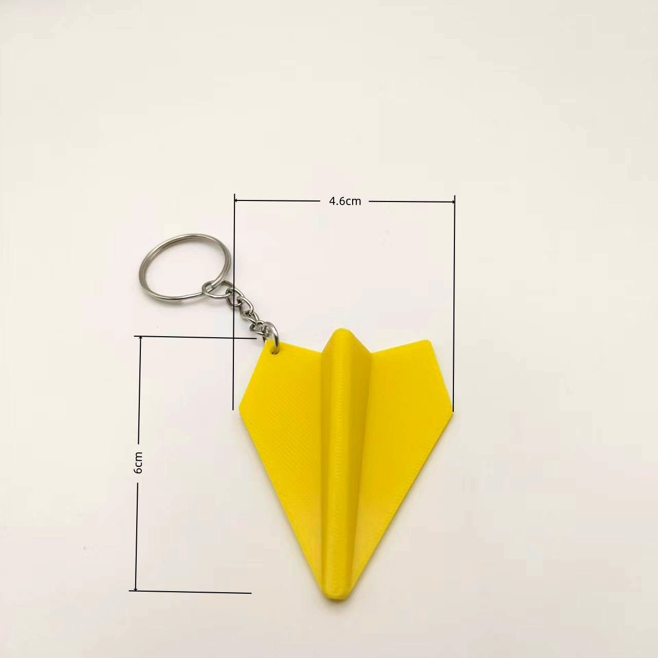 3D打印纸飞机钥匙扣潮玩挂饰图片