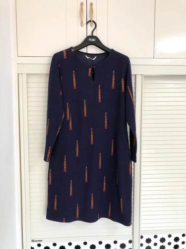 清仓菲姿啦娜菲高端轻奢品牌专柜正品高端面料绵羊毛女士连衣