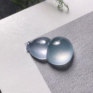 2025天然缅甸翡翠A货玻璃种飘花葫芦0403M111