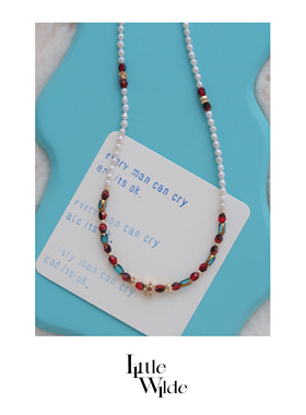 淡水珍珠狮子座太阳神项链