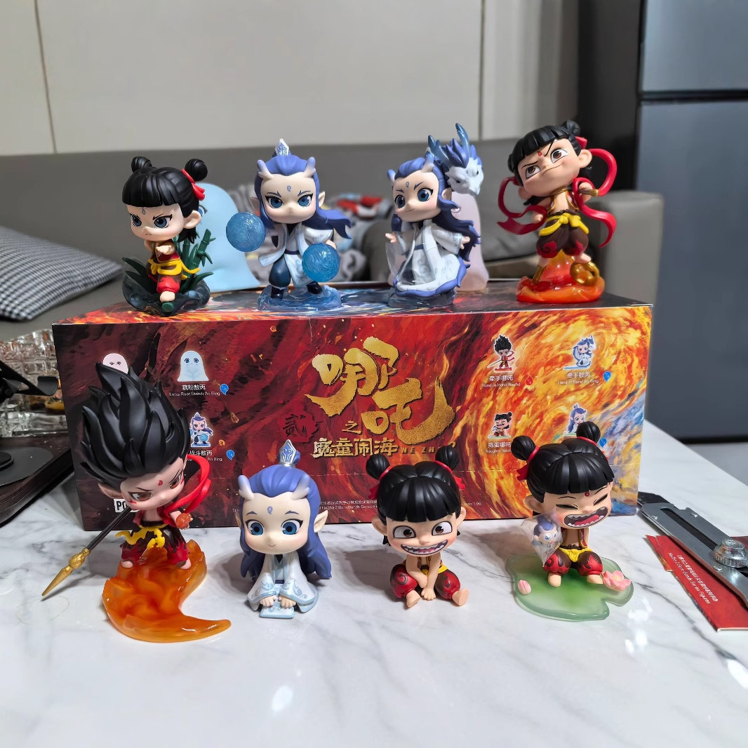 泡泡玛特哪吒2之闹海羁绊系列盲盒潮玩公仔周边手办礼物摆件