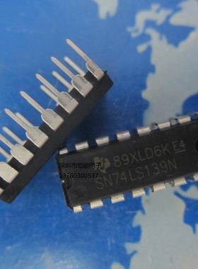 全新 74LS139 SN74LS139N 逻辑芯/多路转换器 HD74LS139P DIP-16
