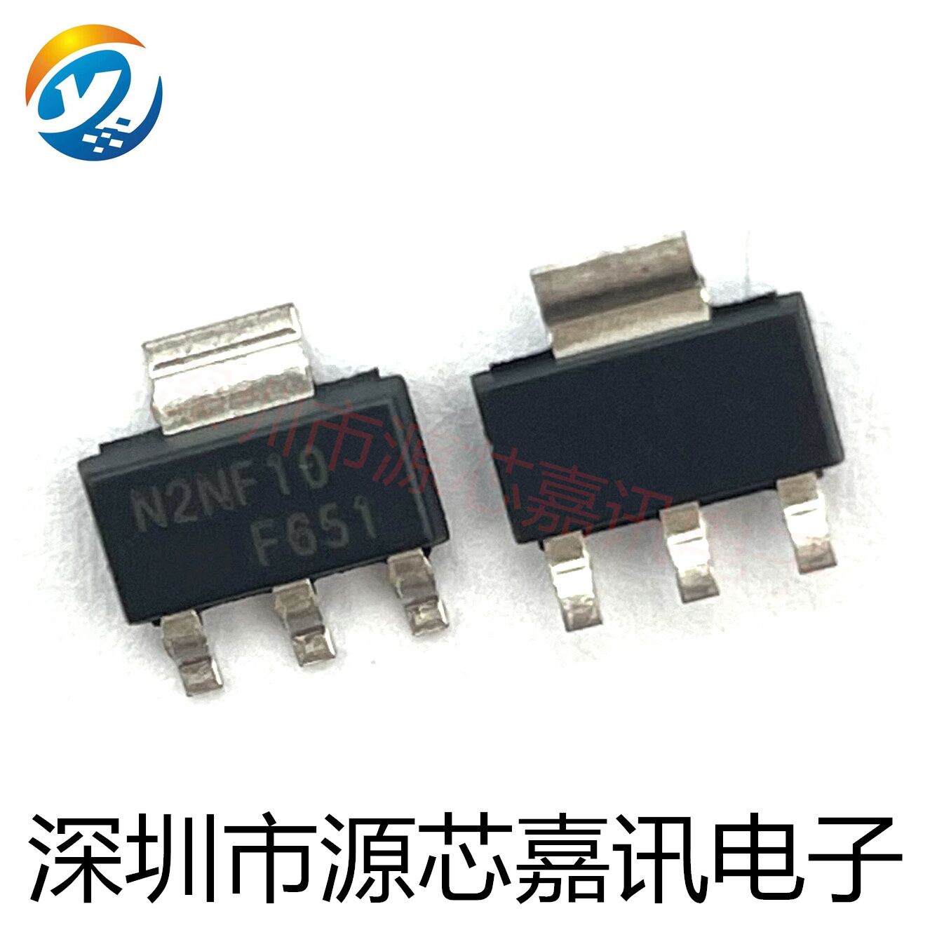 全新原装 STN2NF10 丝印N2NF10 贴片SOT-223 2.4A100V MOS场效应
