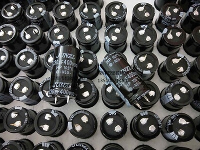 原箱原件400V330UF 体积：25X35 JUNZL 逆变焊机常用电解电容