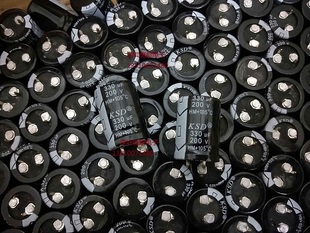 全新原装200V330UF 22X30 KSD HM 105度 牛角铝电解电容250V330UF