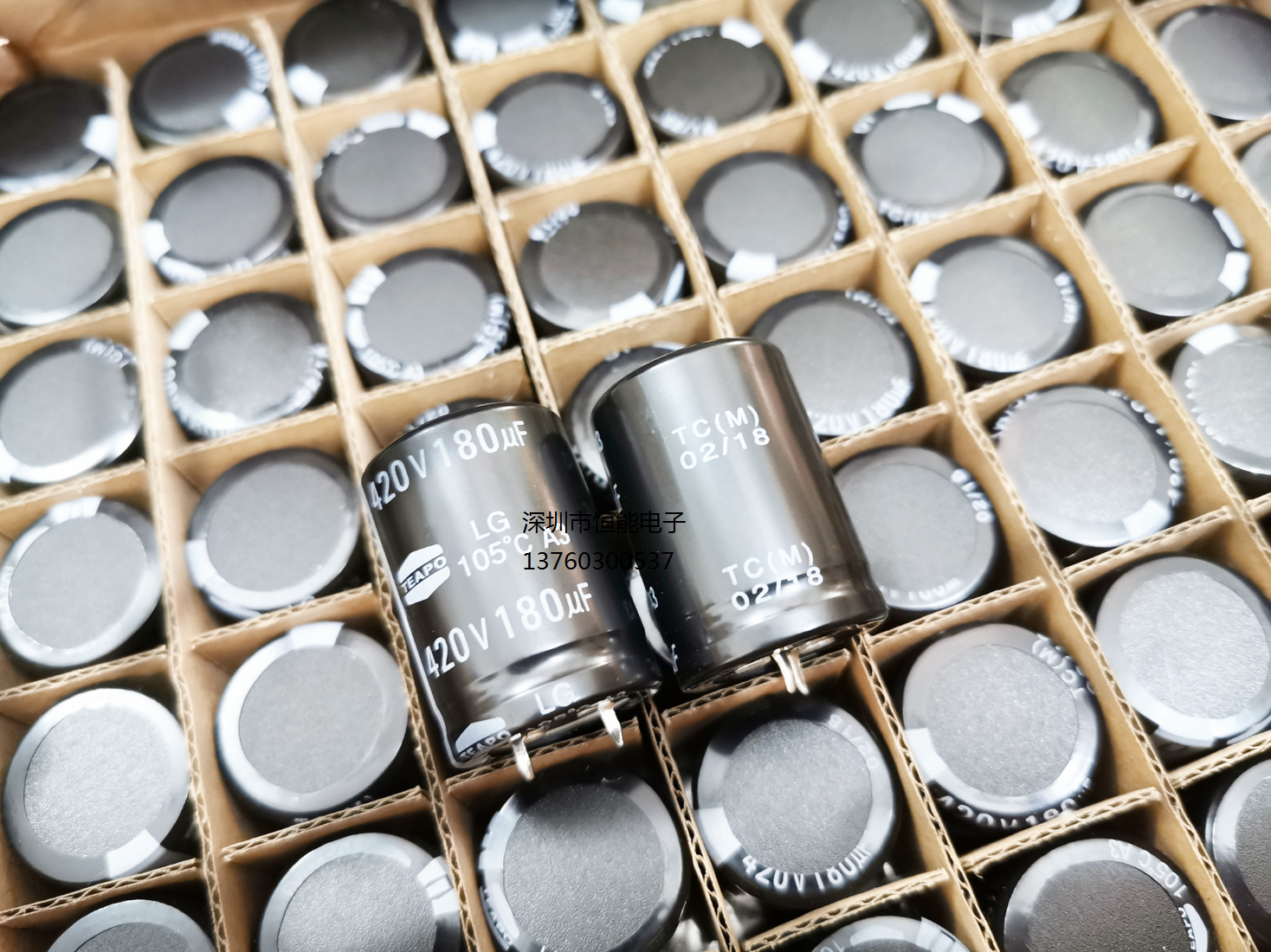 全新 原箱原盒420V180UF 25X35 105度 LG 台湾智宝TEAPO 电解电容