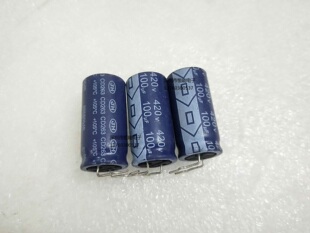 全新原装江海JH 420V100UF 18X35 CD263引线脚电解电容100UF450V