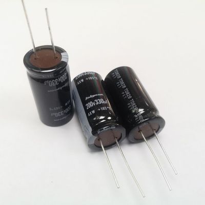 全新 200v330UF 18*35 红宝石 系列AXW 105度 长寿命质量好