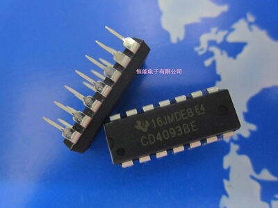 直插 CD4093BE DIP-14 与非触发器 国产全新 质量保证