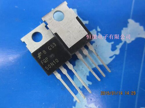 场效应管 FQP50N10 TO-220 N沟道 55A100 55N10