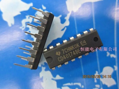 全新原装 CD40174BE CD40174BCN 直插 DIP-16