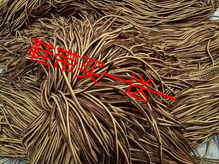 欧美复古原尼龙鞋带适合泓翼875、9111、8173等redwing黄褐/咖啡