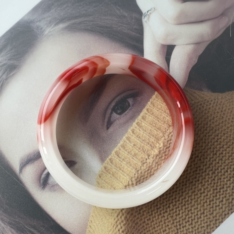 天然原矿保山冰种南红玛瑙手镯女飘花54圈口复古宫廷孤品气质淑女,饰品/流行首饰/时尚饰品新,手镯,淘宝优惠券,粉丝福利购,淘宝优惠卷