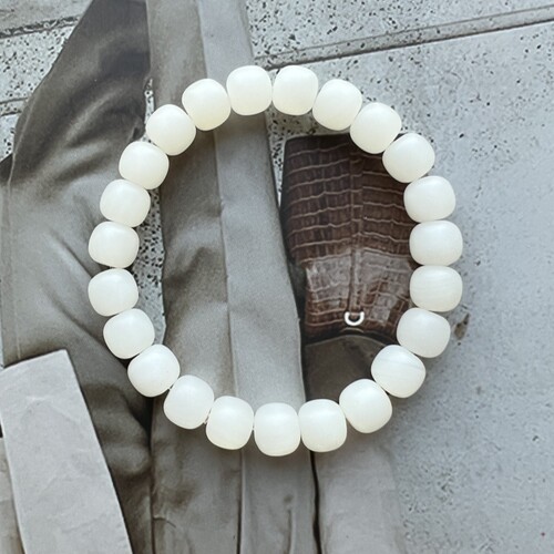 海洋有机宝石白贝玉手串奇珍异宝