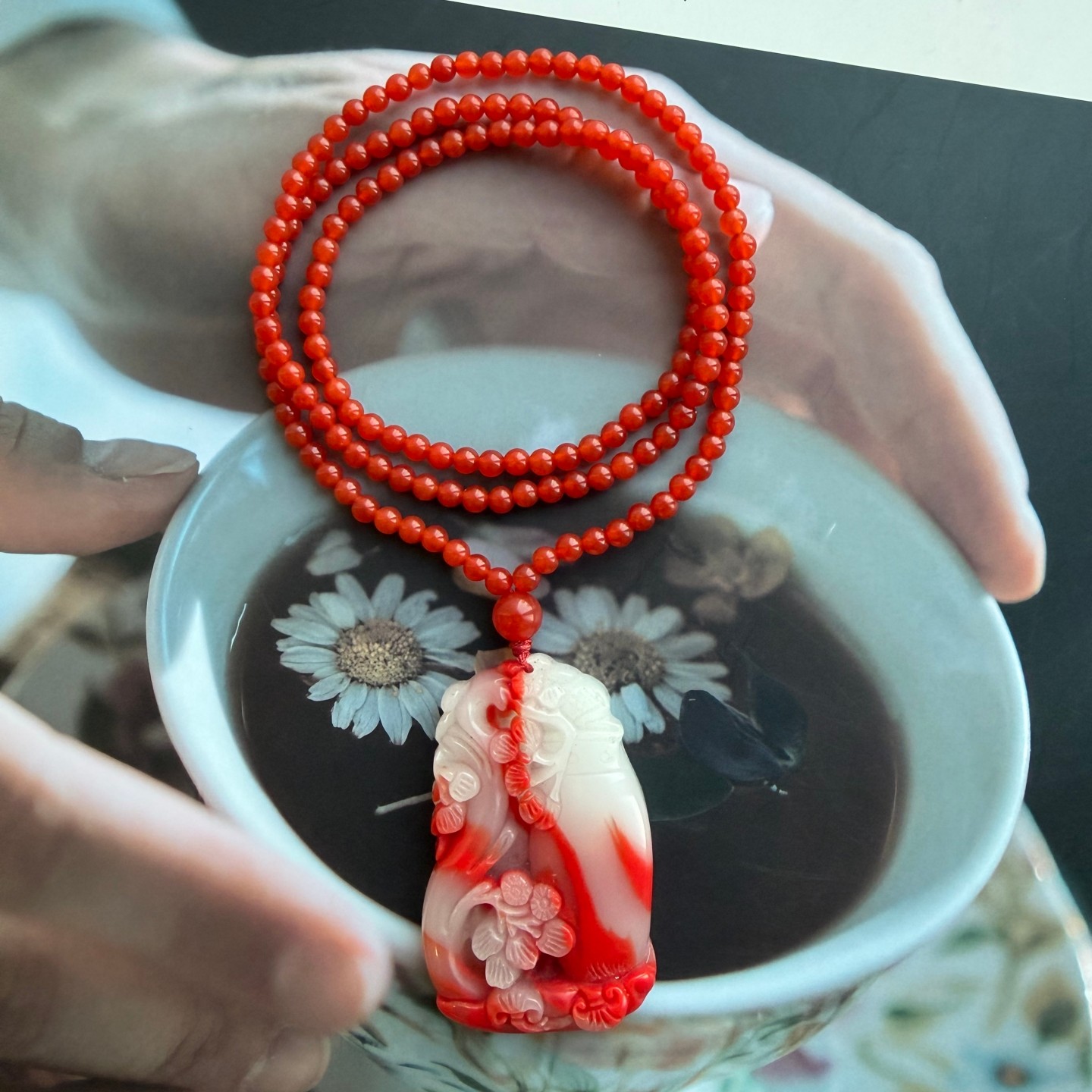 天然保山南红玛瑙平安无事牌吊坠女毛衣项链冰种飘花复古孤品高货,饰品/流行首饰/时尚饰品新,颈饰,淘宝优惠券,粉丝福利购,淘宝优惠卷