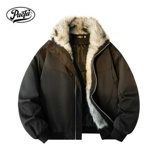 高级感舒适短款保暖棉服