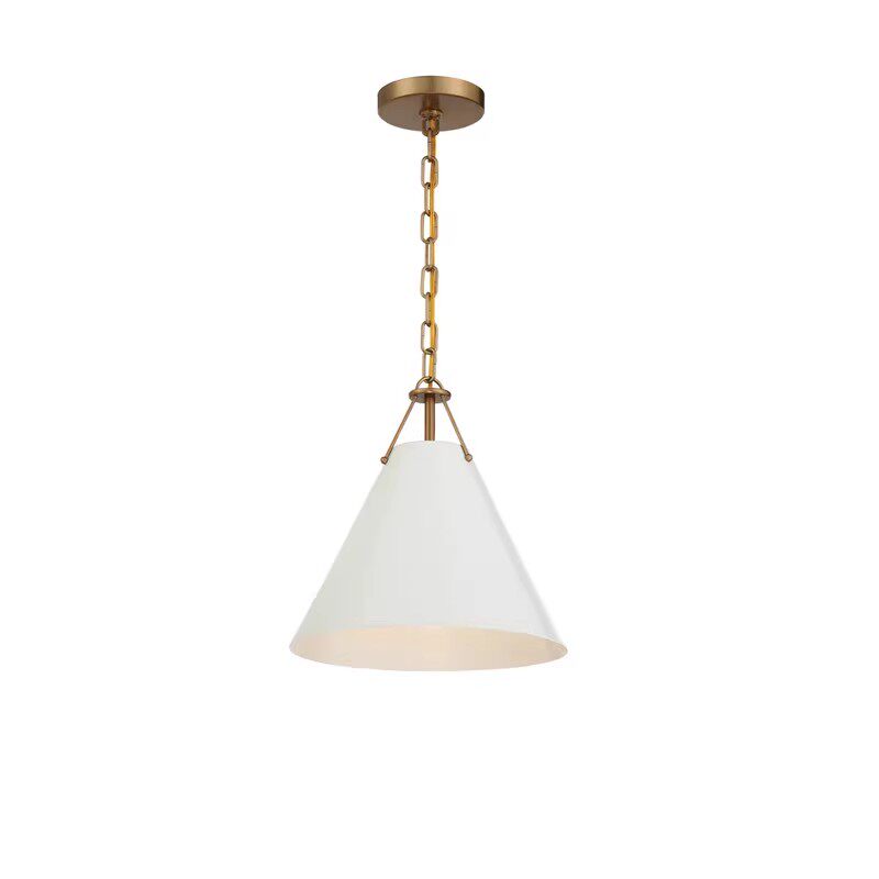 美式单头吊灯吧台简约法式乡村餐厅灯创意卧室床头灯民宿装饰灯具