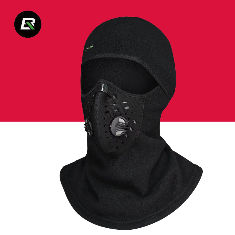 自行车骑行面罩代驾冬防雾霾抓绒