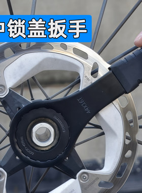 山地公路自行车中锁碟片锁盖锁紧盖碟刹盘螺丝拆卸安装工具扳手
