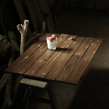 拍照木板做旧实木老木板背景板复古美食摄影背景拍照桌面场景道具