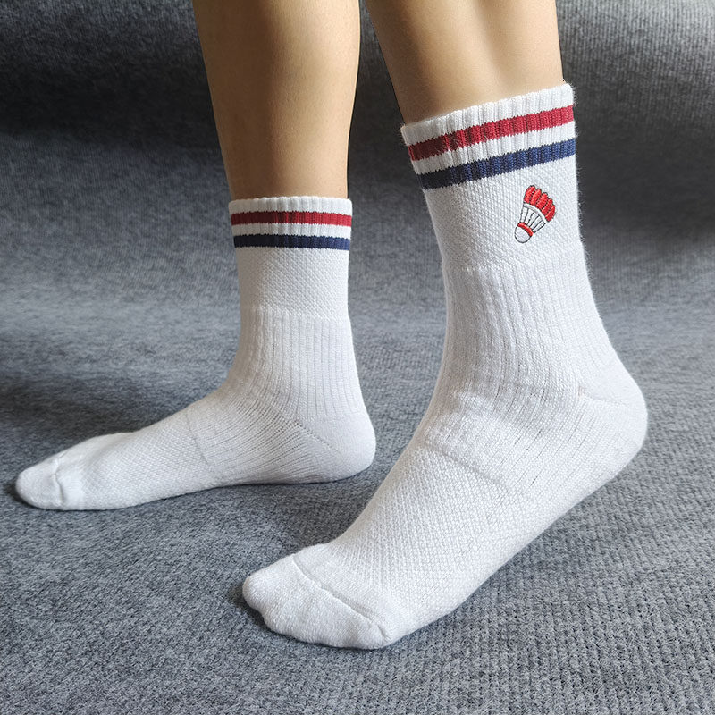 羽毛球刺绣加厚毛巾底袜子男女中筒防臭吸汗运动高棉秋冬防寒保暖,运动包/户外包/配件,运动袜,淘宝优惠券,粉丝福利购,淘宝优惠卷