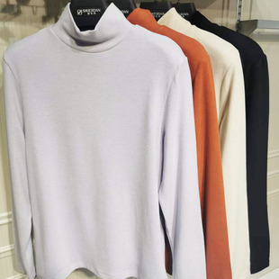 舒尔丹2023秋冬特润舒优润女士高领发热磨绒保暖上衣打底衫15326