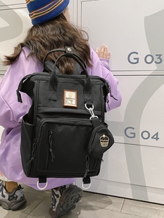 少女心书包女大学生手提双肩包设计感日系大容量旅行背包 2022新款