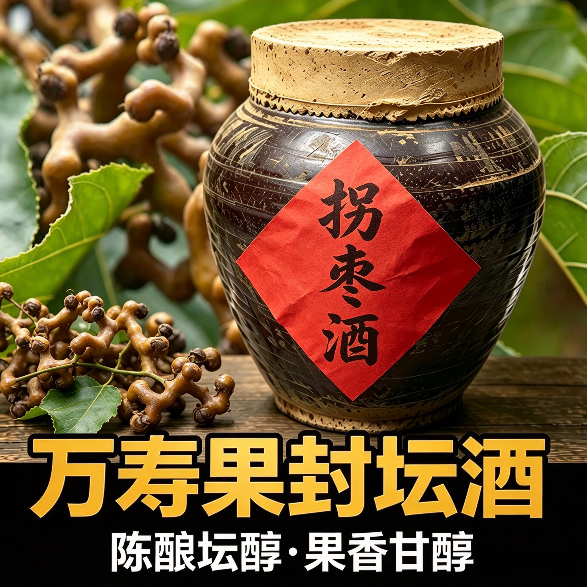 万寿果地窖酒拐枣泡酒40度十斤装