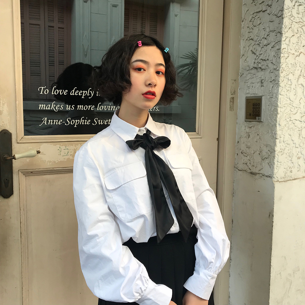 ×ÔÖÆ»ù´¡¿î´¿ÃÞºûµû½á°ó´ø°×³ÄÉÀ¿íËÉÅ®2018Çﶬп·¶°Ù´î
