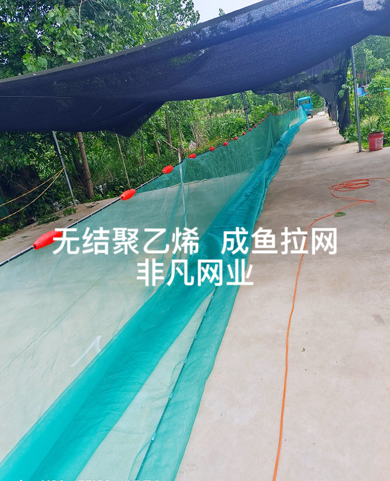 聚乙烯无结网鱼苗拉网拖网鱼苗网拉小鱼泥鳅刮网清塘网围网隔断网