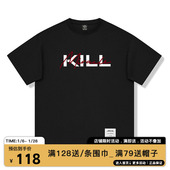 MIRACLE 圆领T恤男女同款 KILLSS2026春夏新款 手写字母组合短袖