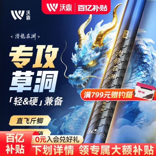 沃鼎潜龙在渊炮竿长杆传统钓打窝