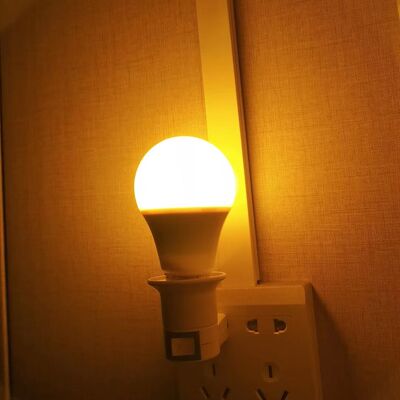 金黄色小夜灯LED卧室招财氛围灯房间暖光节能灯节日氛围灯