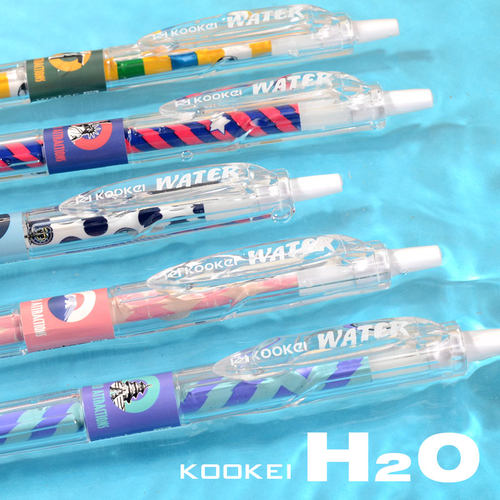 kookei按动中性笔建筑限定