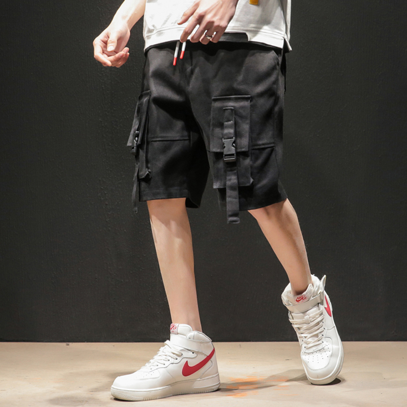 Japanese Loose Sportswear Shorts Men's Summer Dress Gain Weight Fat Casual Five-minute Pants