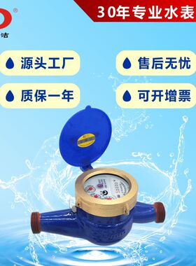 DN20旋翼式冷水表铁壳水表宁波家用水表精准