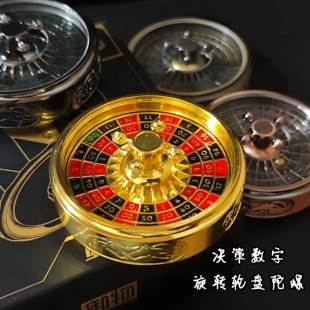金属决策新款指尖陀螺解压选择困难游戏转盘潮玩减压edc玩具礼物