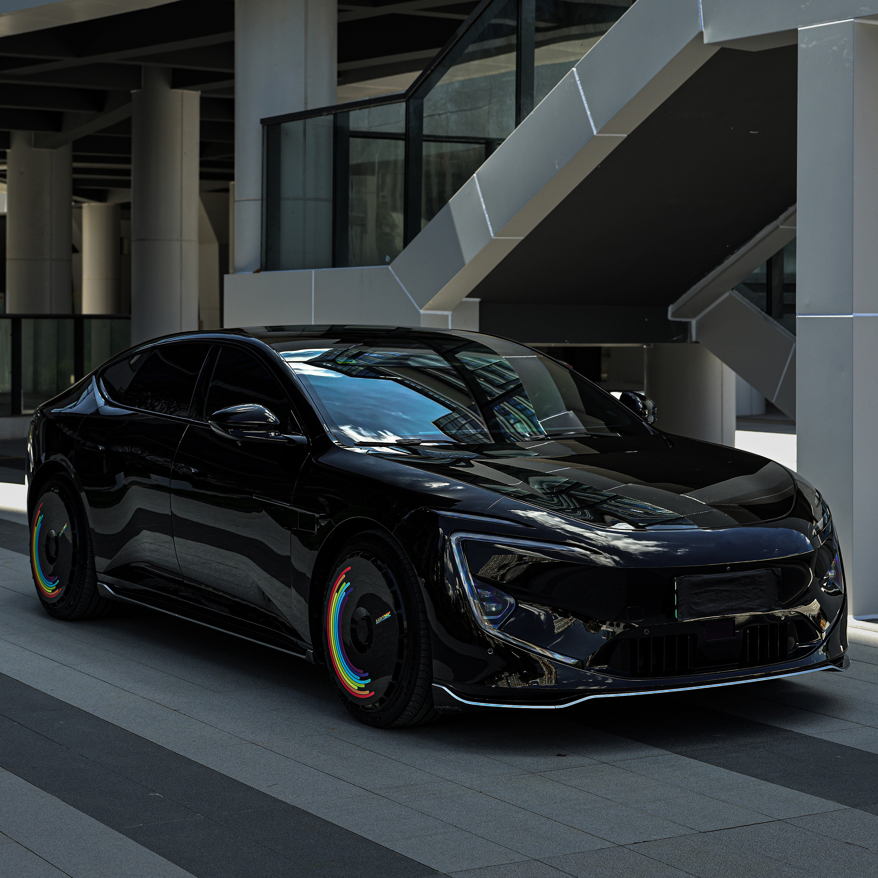 阿维塔20/21/22寸轮毂盖个性改装