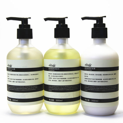 酒店spa300毫升草本洗发水沐浴露