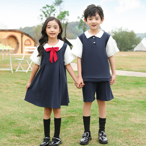 儿童演出服幼儿园男女童园服校服诗歌朗诵表演服小学生班服合唱服