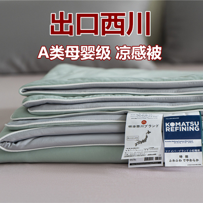 出口日本西川冰淇淋凉感冰丝夏被