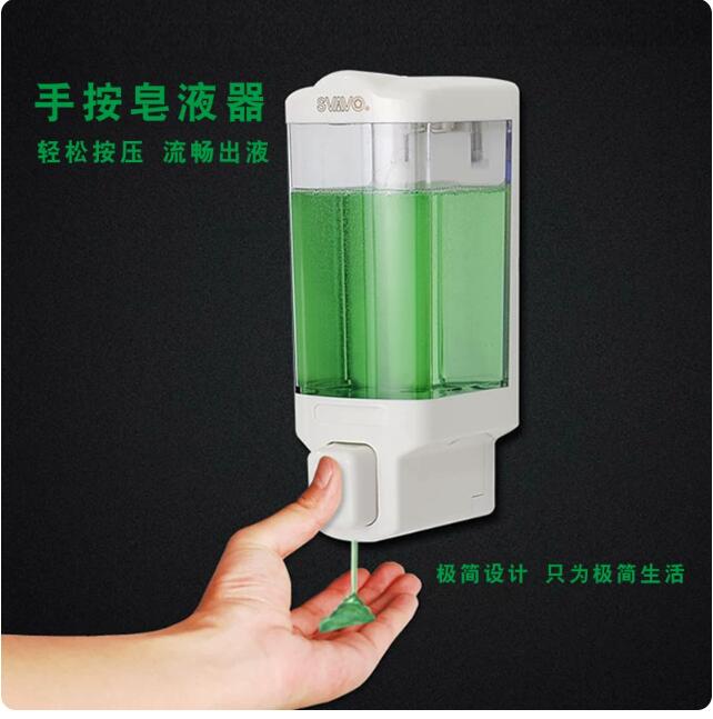 直销瑞沃V-8121酒店用品单头手动皂液器浴室洗手液出液盒肥皂盒