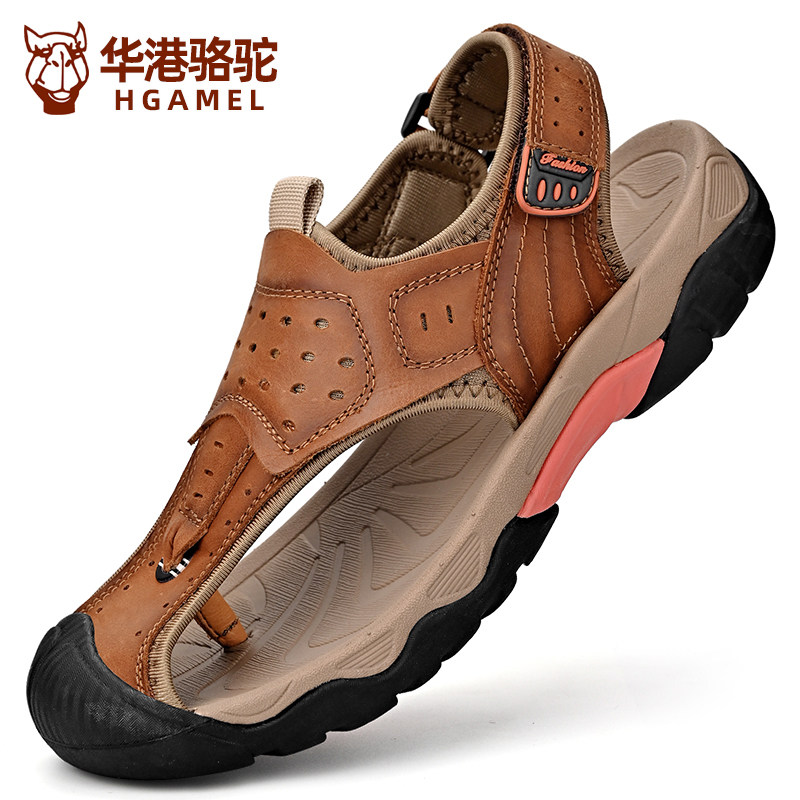 【正品保障】包头夹脚沙滩凉鞋