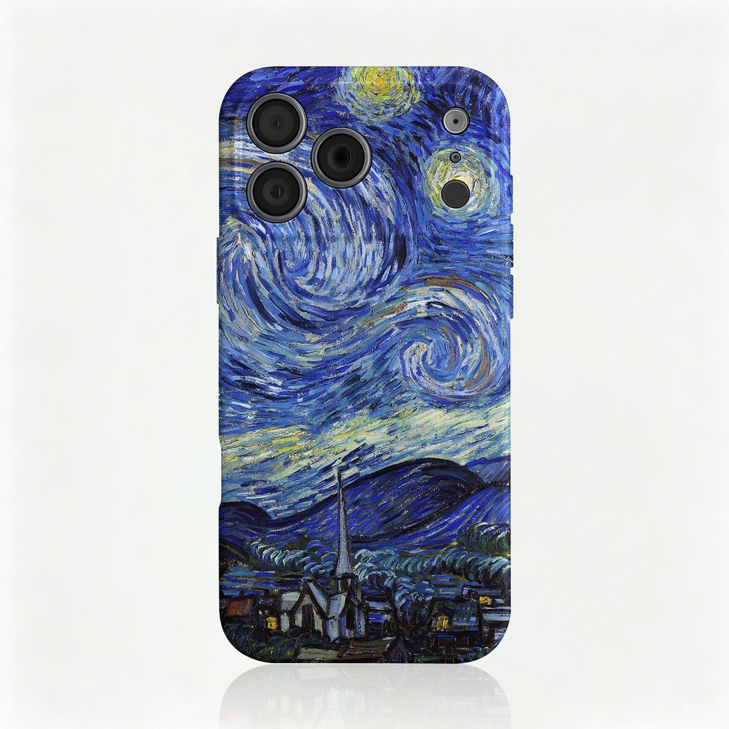 梵高星夜油画轻奢软壳手机壳