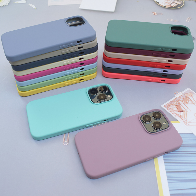 液态硅胶适用苹果17promax手机壳15网红iphone17Air纯色13软壳16pro简约15plus黑加仑14promax防摔16糯肤感壳