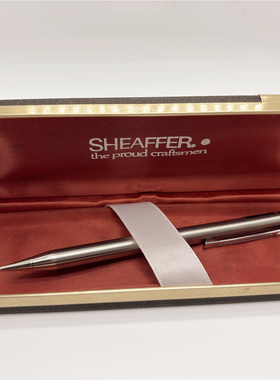 绝版老款80年代SHEAFFER犀飞利塔格0.9mm无段式旋转出芯自动铅笔