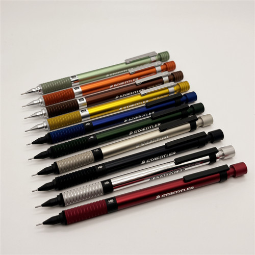 日本STAEDTLER施德楼925系列绝版限定色金属自动铅笔0.5mm