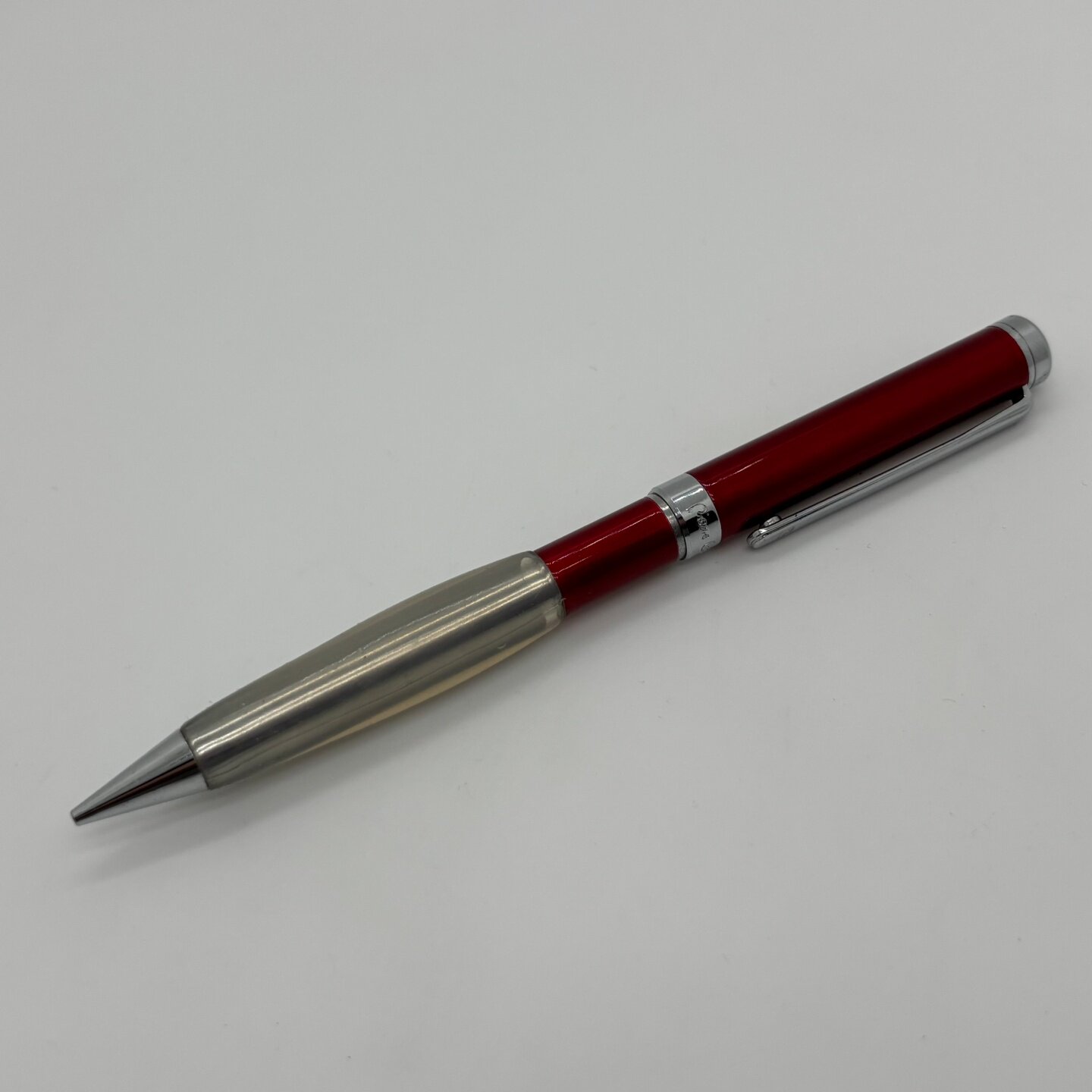 绝版老款80年代PIERRE CARDIN皮尔卡丹无段旋转出芯自动铅笔0.9mm